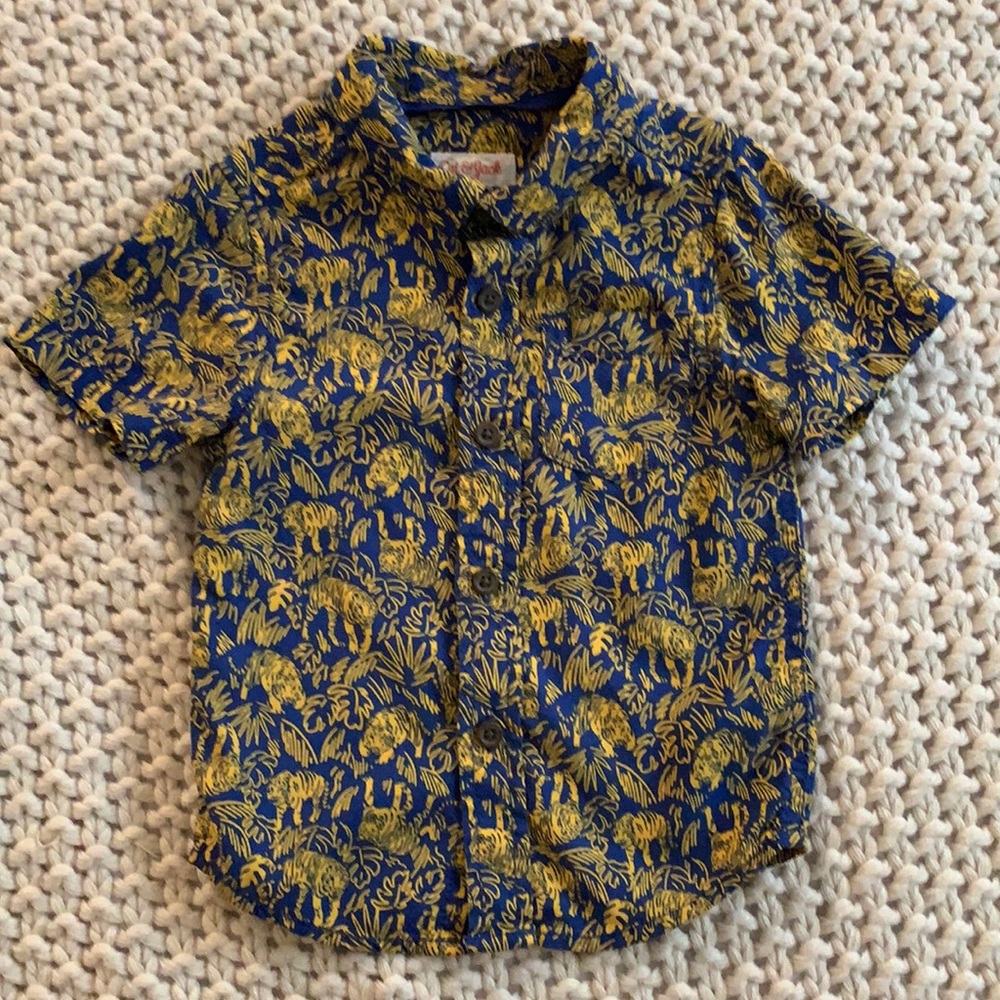 🎉3FOR$9🎉 | NWOT Cat & Jack Button up Toddler boy shirt